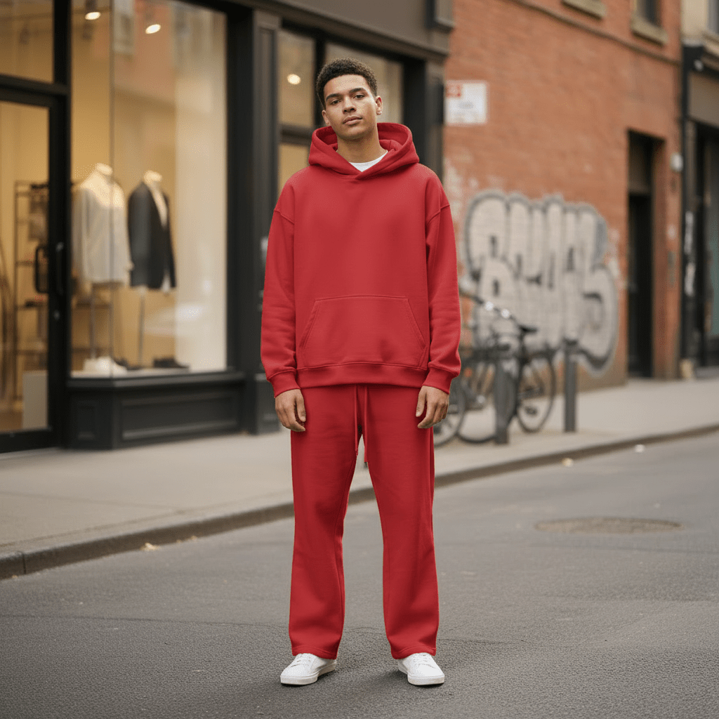 Oversized Hoodie & Jogger Set – - Elevé
